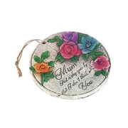 Asılabilir Balkon ve Bahçe Süsü Gelincikli, Anne Temalı Yuvarlak Model Bonvagon