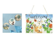 Asılabilir Balkon ve Bahçe Süsü, Hoşgeldin Kedi Tasarımlı Bonvagon