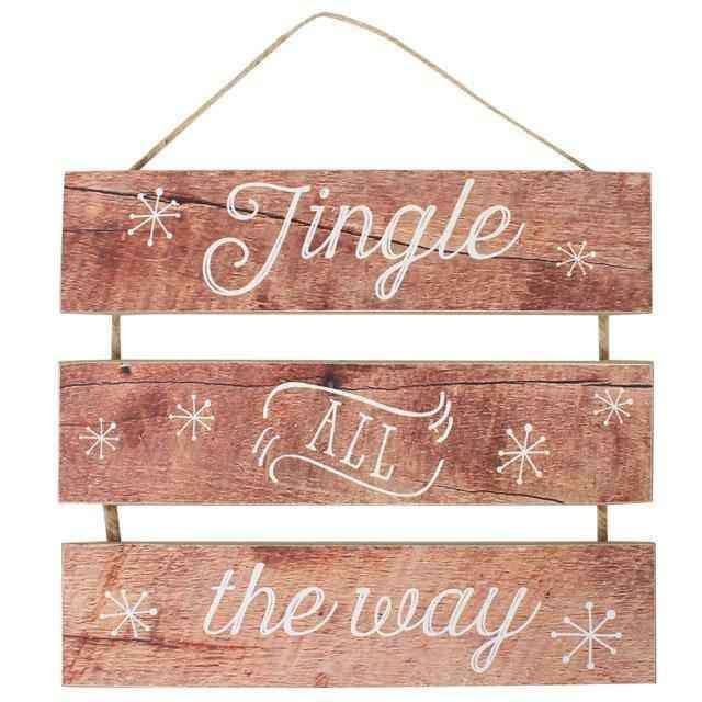 Asılabilir Yılbaşı Tabelası Bonvagon