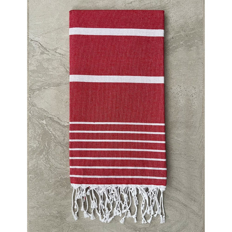 Asur Peştamal Plaj Havlusu Pamuklu Dokulu Banyo Havlusu 75x100cm Bonvagon