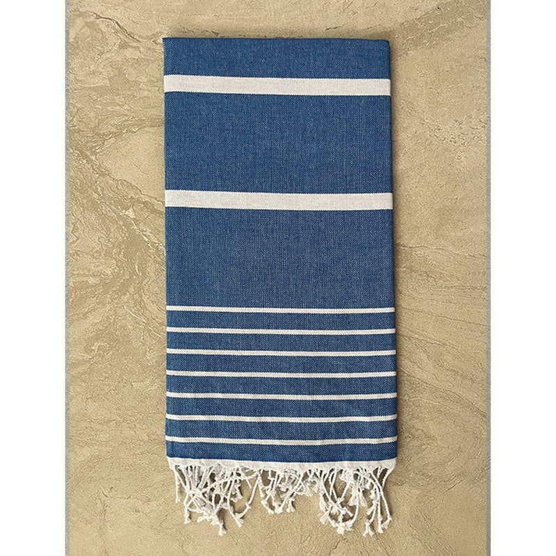 Asur Peştamal Plaj Havlusu Pamuklu Dokulu Banyo Havlusu 75x100cm Bonvagon