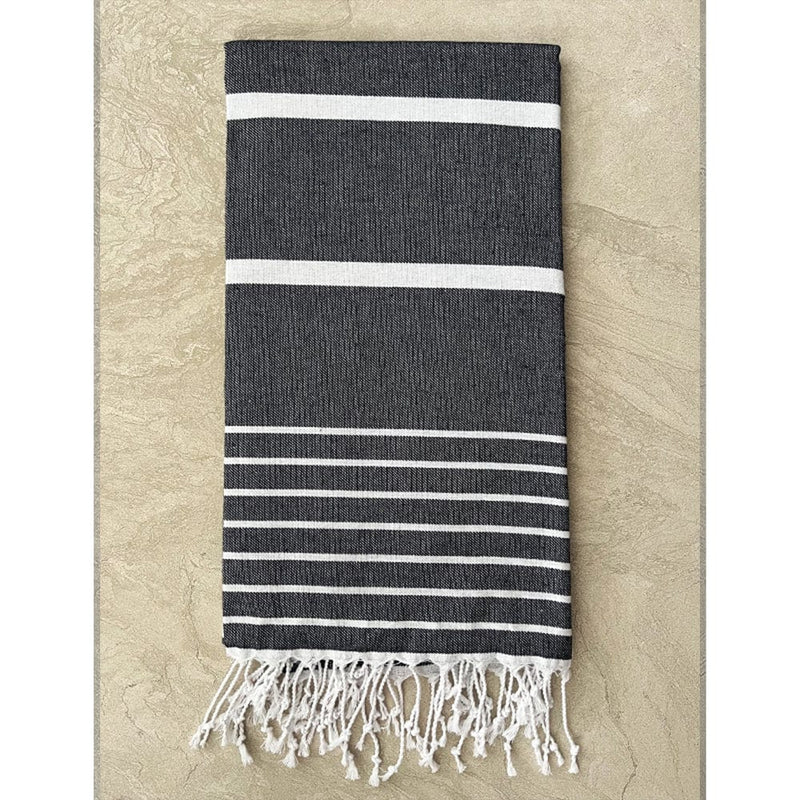 Asur Peştamal Plaj Havlusu Pamuklu Dokulu Banyo Havlusu 75x100cm Bonvagon