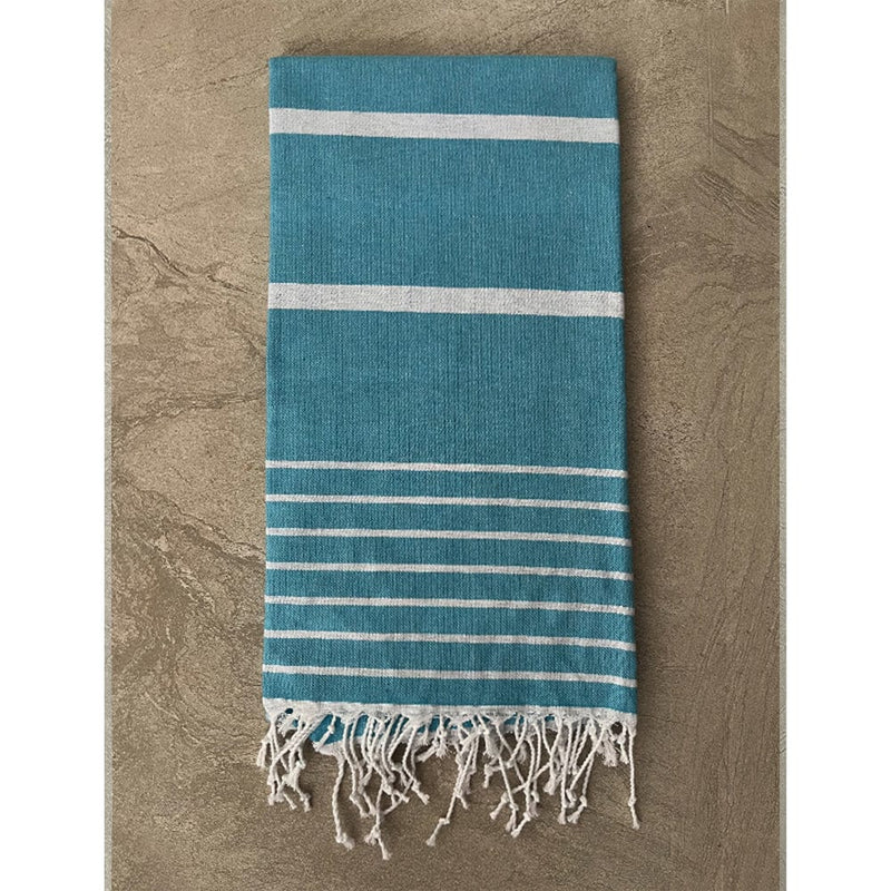 Asur Peştamal Plaj Havlusu Pamuklu Dokulu Banyo Havlusu 75x100cm Bonvagon