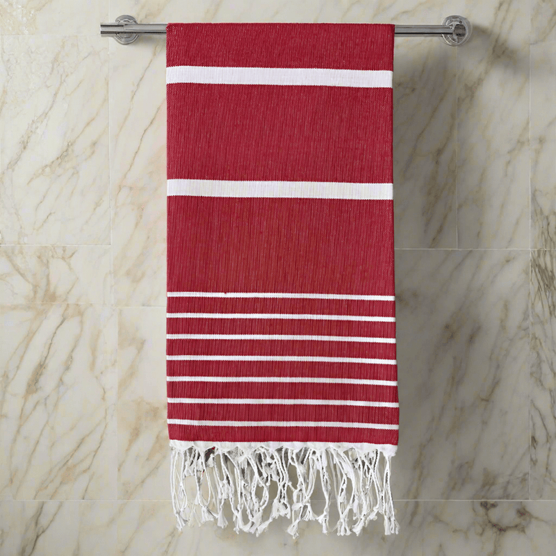 Asur Peştamal Plaj Havlusu Pamuklu Dokulu Banyo Havlusu 75x100cm Bonvagon