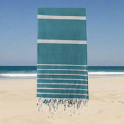 Asur Turkuaz Peştamal Plaj Havlusu Pamuklu Dokulu Banyo Havlusu 75x100cm Bonvagon