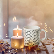 Atatürk İmza Siyah Beyaz Silindir Kupa 1 Adet Bonvagon