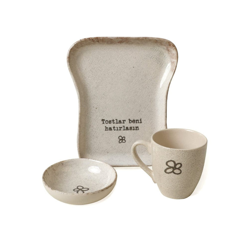 Atıştırmalık Tost Seti 3 Parça Bonvagon