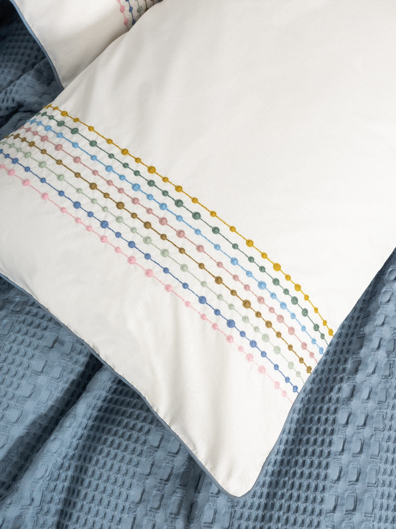 Aura Çift Kişilik Pike Takımı Pebble Indigo Bonvagon