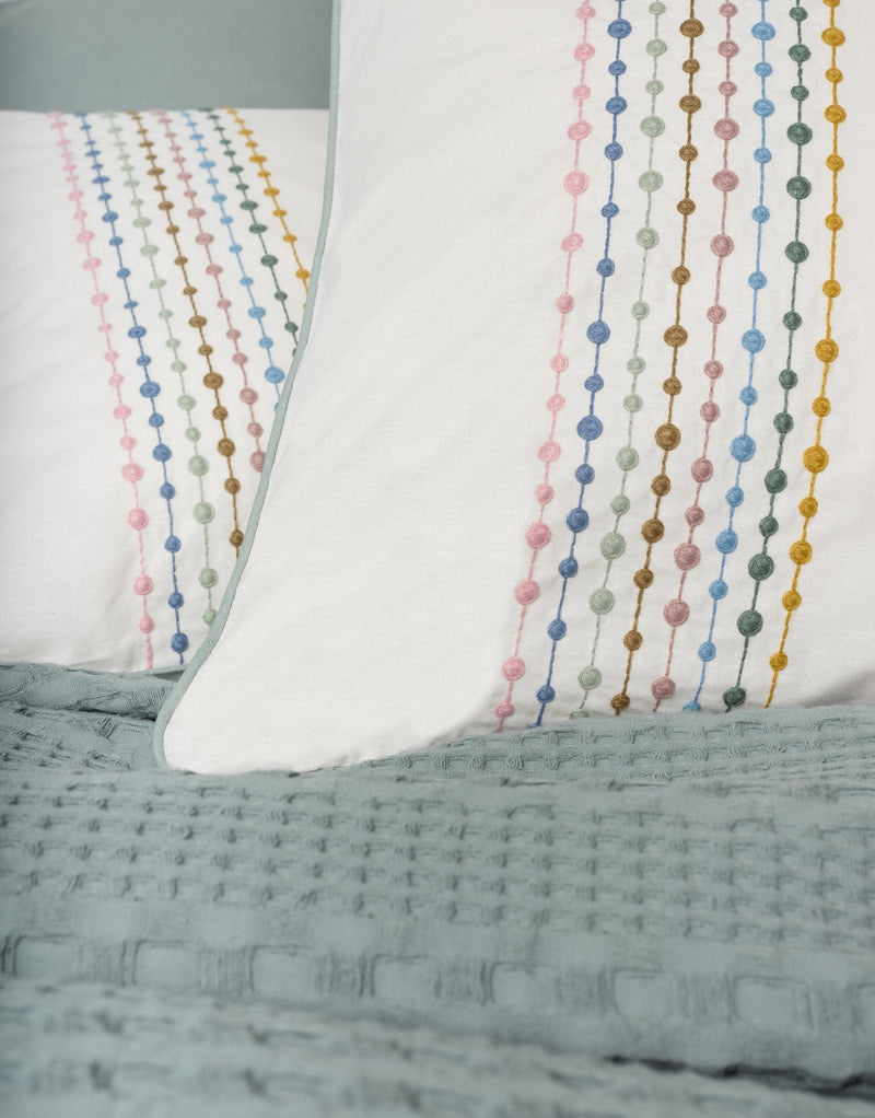 Aura Çift Kişilik Pike Takımı Pebble Mint Bonvagon