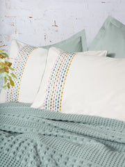 Aura Çift Kişilik Pike Takımı Pebble Mint Bonvagon