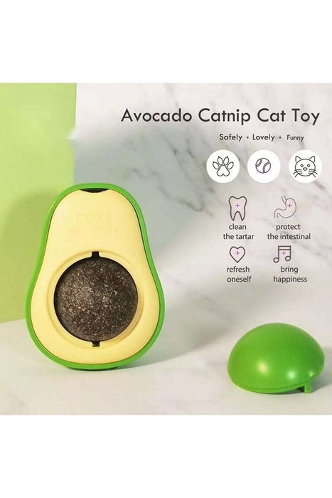 Avokado Tasarımlı Kedi Yalama Topu Bonvagon