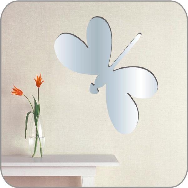 Aynalı Duvar Süsü (sticker) Kelebek Şekilli Bonvagon