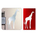 Aynalı Duvar Süsü (sticker) Zürafa Şekilli Bonvagon