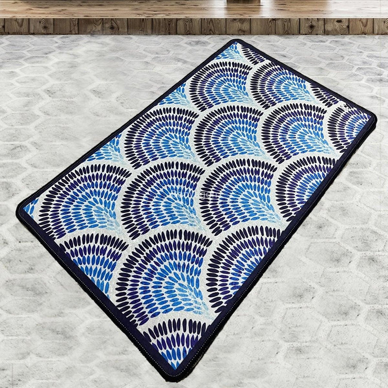 Azul 70x120cm Dijital Banyo Halısı, Kaymaz Taban, Yıkanabilir Bonvagon