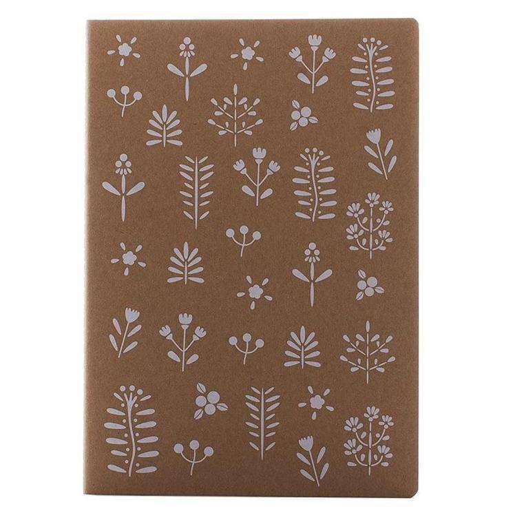 B5 Kahverengi Büyük Dallı Defter Bonvagon