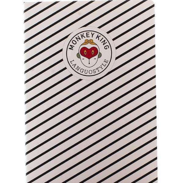 B5 Siyah Çizgili Defter Bonvagon