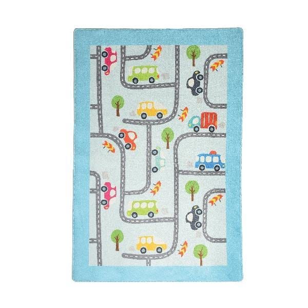 Baby Cars Yıkanabilir Antibakteriyel Çocuk Halısı, Kaymaz Taban, Yıkanabilir Bonvagon