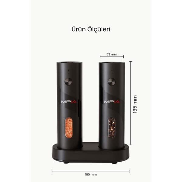 Baharat Öğütücü 100 ml - Şarjlı ve Kolay Kullanım Bonvagon