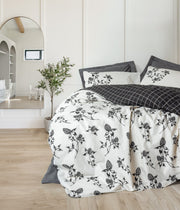 Balance Nevresim Takımı Çift Kişilik Ohia Antrasit Bonvagon