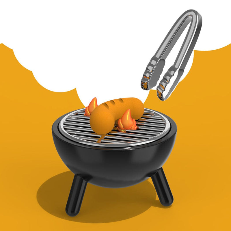 Barbekü Sosis Mangal Çelik Halkalı Anahtarlık  Bonvagon Metalmorphose