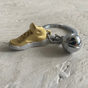 Basketbol Ayakkabısı Anahtarlık Gold