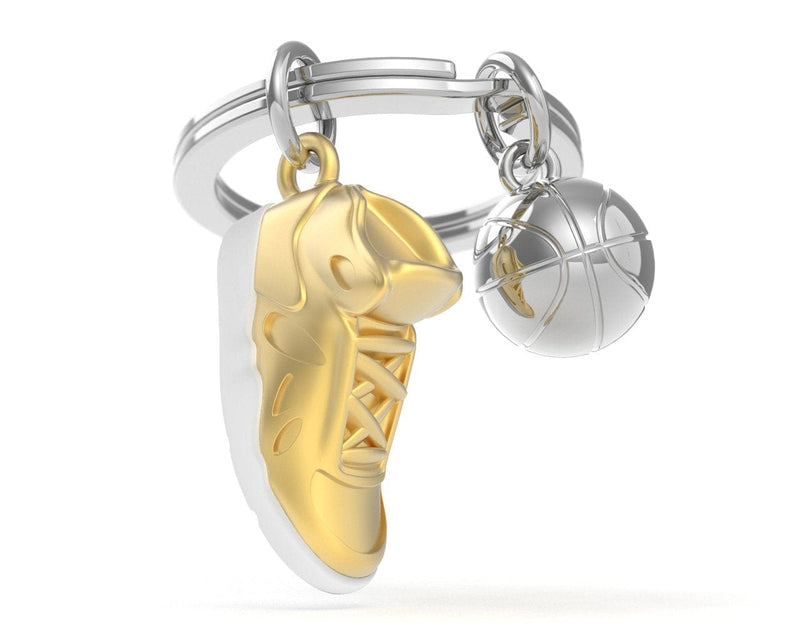 Basketbol Ayakkabısı Anahtarlık Gold