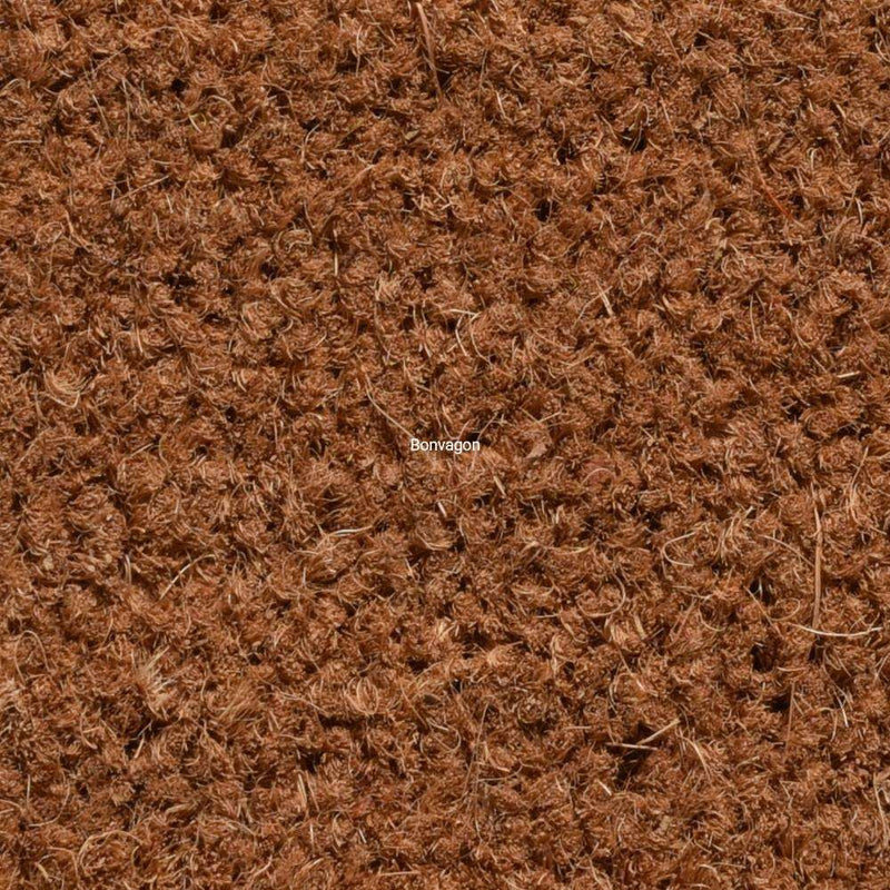 Baskısız Doğal Koko Hindistan Cevizi Kapı Önü Paspas 60x40cm Bonvagon