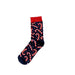 Baston Şekeri Desenli Çorap Lacivert Kırmızı Renkli 36-41 Bonvagon