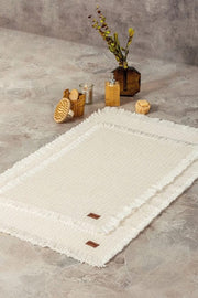 Bath Rug Set Krem 2'li 75x125 60x90 Bonvagon