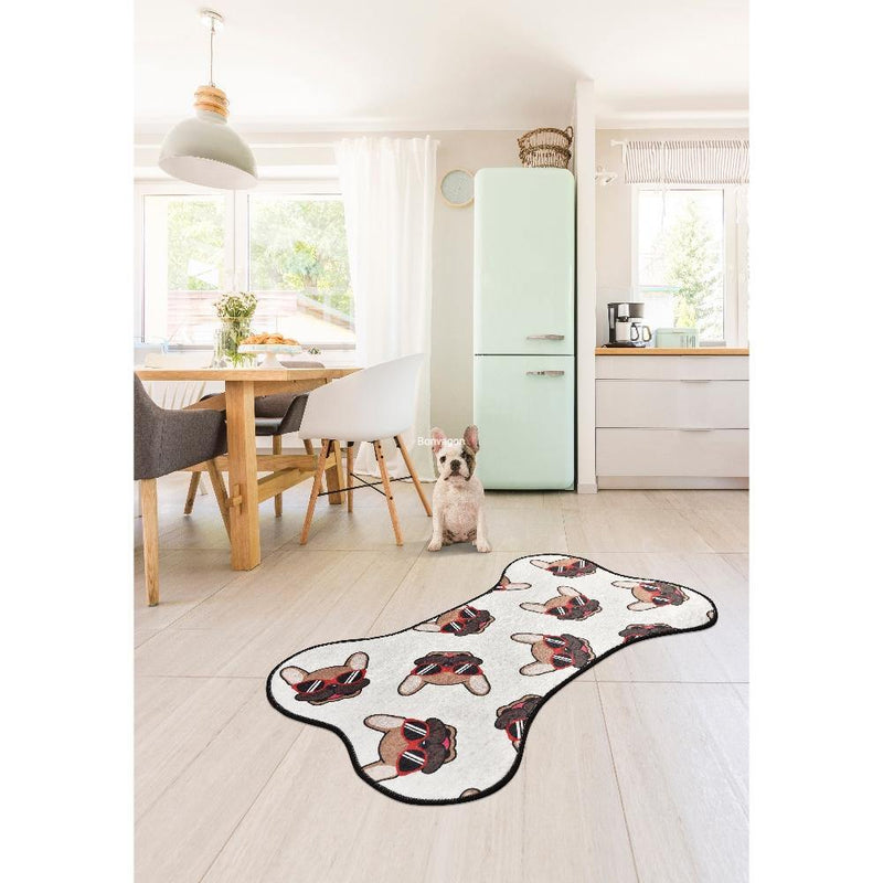 Be Cool Dijital Baskılı Köpek Paspası, Kaymaz Taban, Yıkanabilir Bonvagon