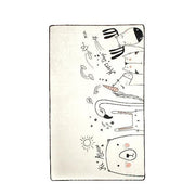 Be Happy Yıkanabilir Antibakteriyel Çocuk Halısı, Kaymaz Taban, Yıkanabilir Bonvagon