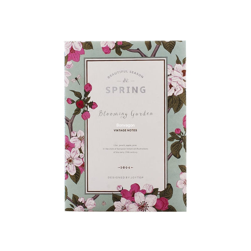 Beautiful Spring Season B5 Çizgili Defter Turkuaz Bonvagon