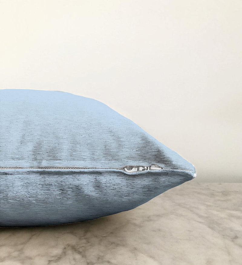 Bebek Mavi Dijital Baskılı Dekoratif Raşel Kadife Yastık Kırlent Kılıfı Bonvagon