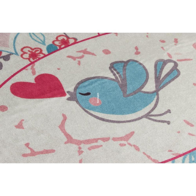 Bemol Oval 2li Set Dijital Baskılı Banyo Halısı, Kaymaz Taban, Yıkanabilir Bonvagon