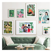 Best Friends 7 Parça Çerçeve Görünümlü Ahşap Tablo Seti Bonvagon