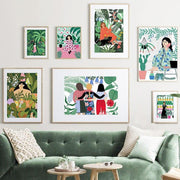 Best Friends 7 Parça Çerçeve Görünümlü Ahşap Tablo Seti Bonvagon