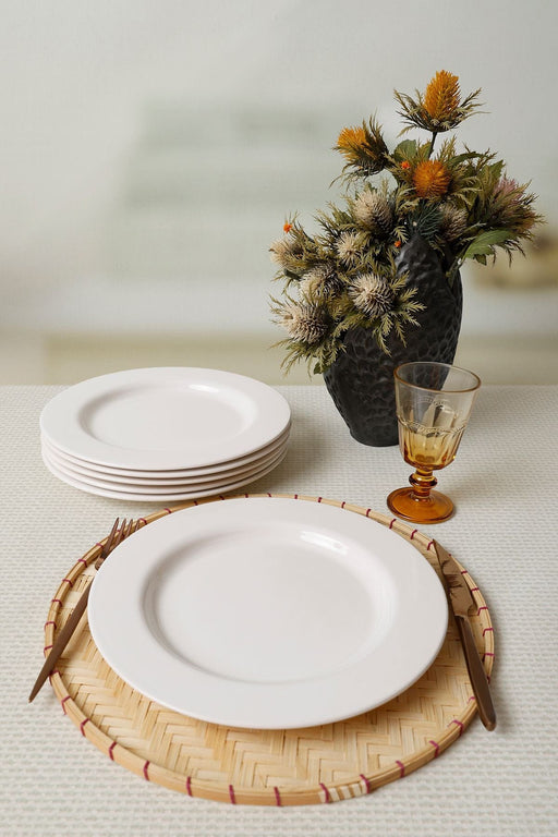 Beyaz Assos Servis Tabağı 28 Cm 6 Adet 006 Bonvagon