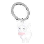 Beyaz Kedi Anahtarlık Bonvagon