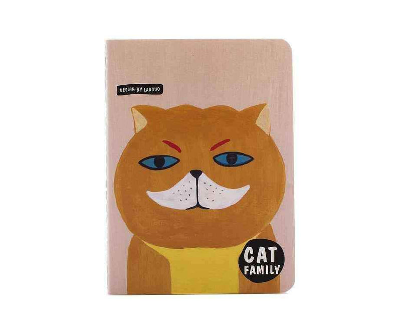 Beyaz Kedili Defter 105x142mm Bonvagon