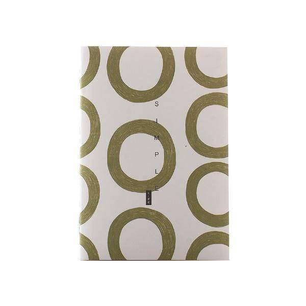 Beyaz Yuvarlak A6 Defter Bonvagon