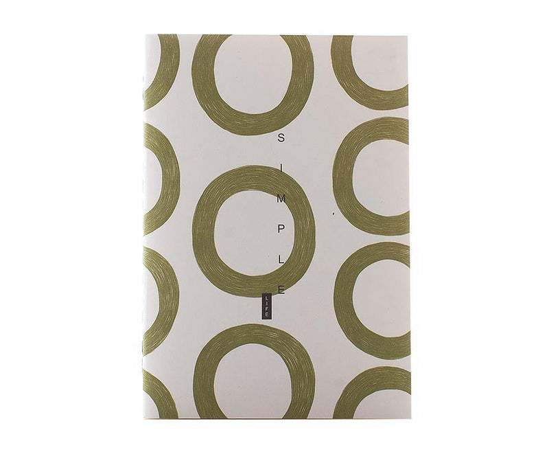 Beyaz Yuvarlak A6 Defter Bonvagon