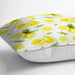 Beyaz Zeminde Limonlar Desenli Dijital Baskılı Yastık Kırlent Kılıfı 43x43cm Bonvagon