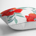 Beyaz Zeminli Çiçek Desenli Dijital Baskılı Yastık Kılıfı 43x43cm Bonvagon