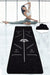Bikram Yoga Temalı Halı 10mm 60x200cm, Kaymaz Taban, Yıkanabilir Bonvagon