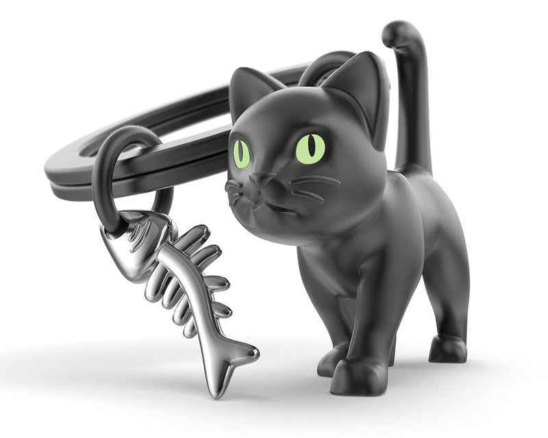Black Cat Anahtarlık