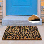 Black Leopar Doğal Koko Hindistan Cevizi Kapı Önü Paspas 60x40cm
