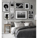 Black & White 10 Parça Çerçeve Görünümlü Ahşap Tablo Seti Bonvagon