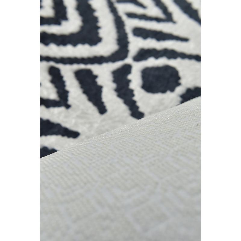 Blome Siyah Dijital Baskılı Halı, Kaymaz Taban, Yıkanabilir Bonvagon