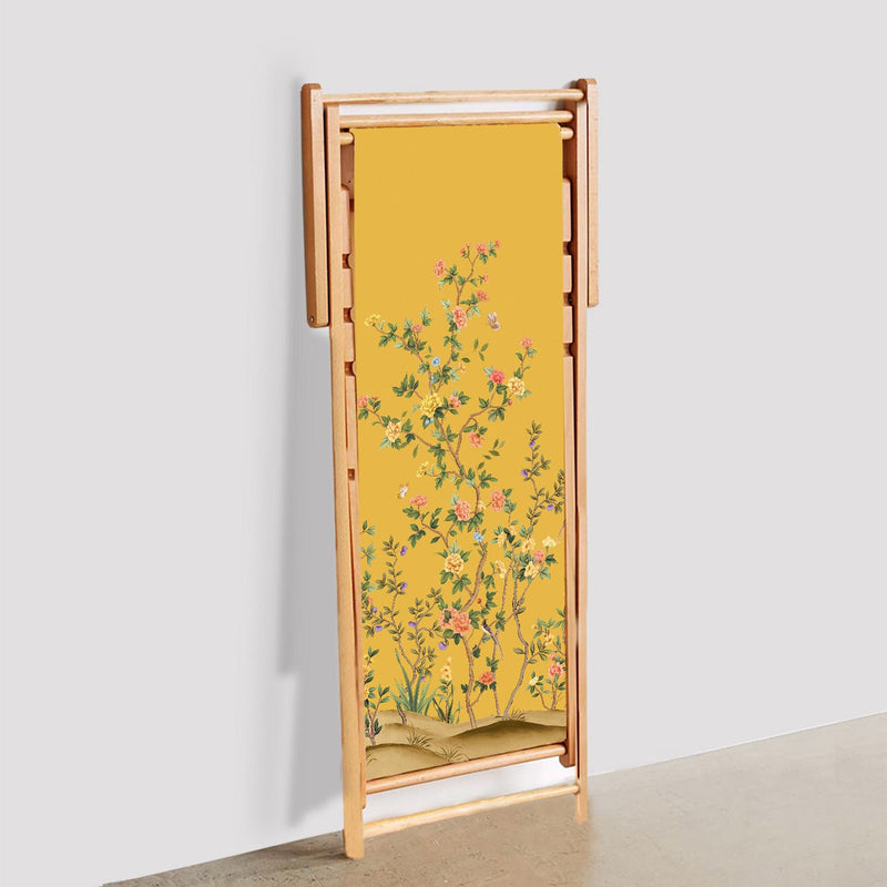 Blossom Katlanabilir Şezlong Katlanır Ahşap Lounge Chair Bonvagon