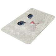 Blue Eyes Dijital Baskılı 40x60cm Banyo Halısı, Kaymaz Taban, Yıkanabilir Bonvagon